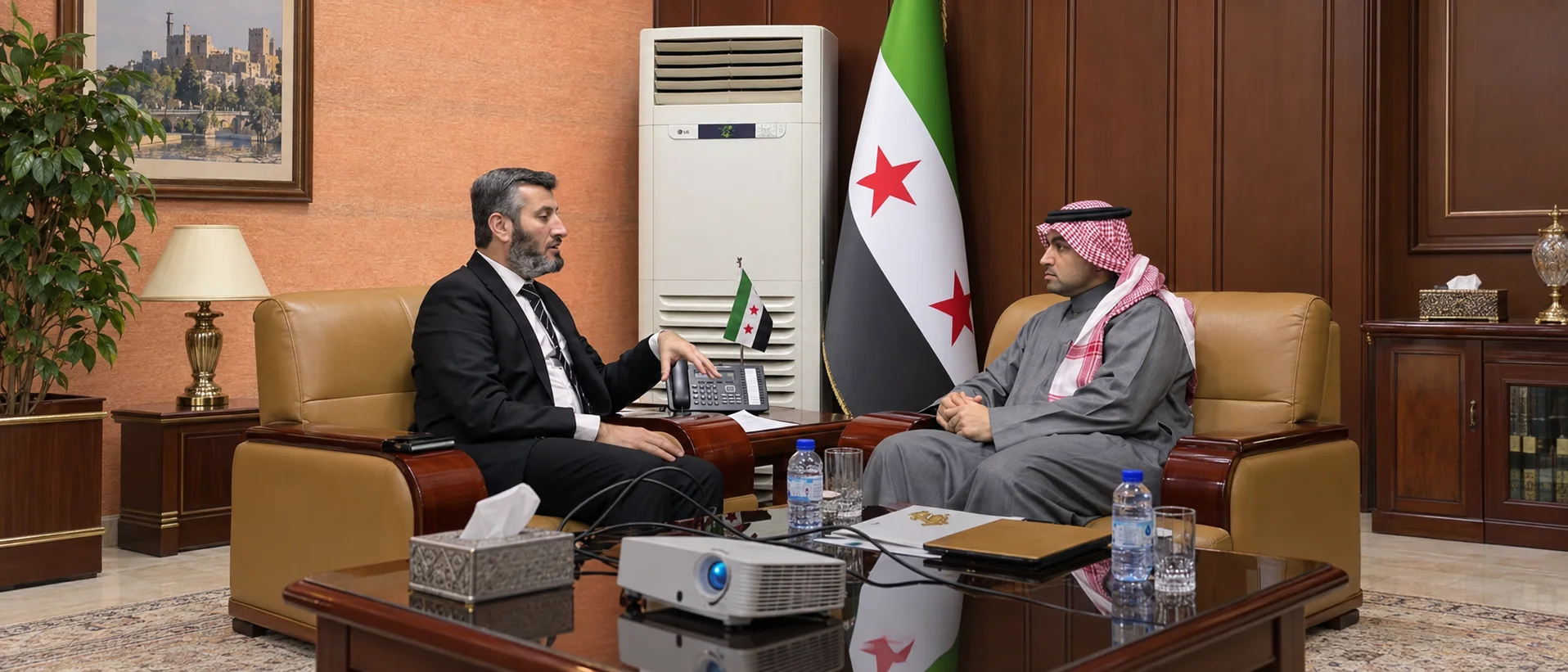 Meeting between Radian’s delegation and officials from the Syrian Ministry of Energy in Damascus
