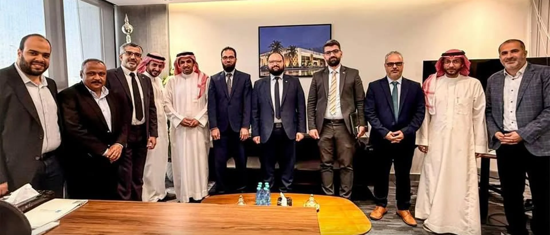 Syrian Ministry of Local Administration and Environment delegation visiting Radian in Riyadh