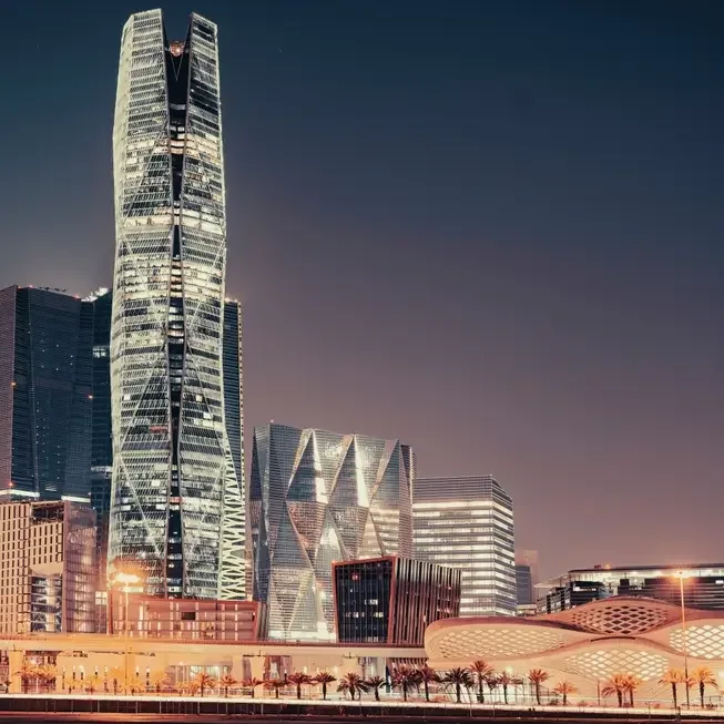 Contemporary city skyline